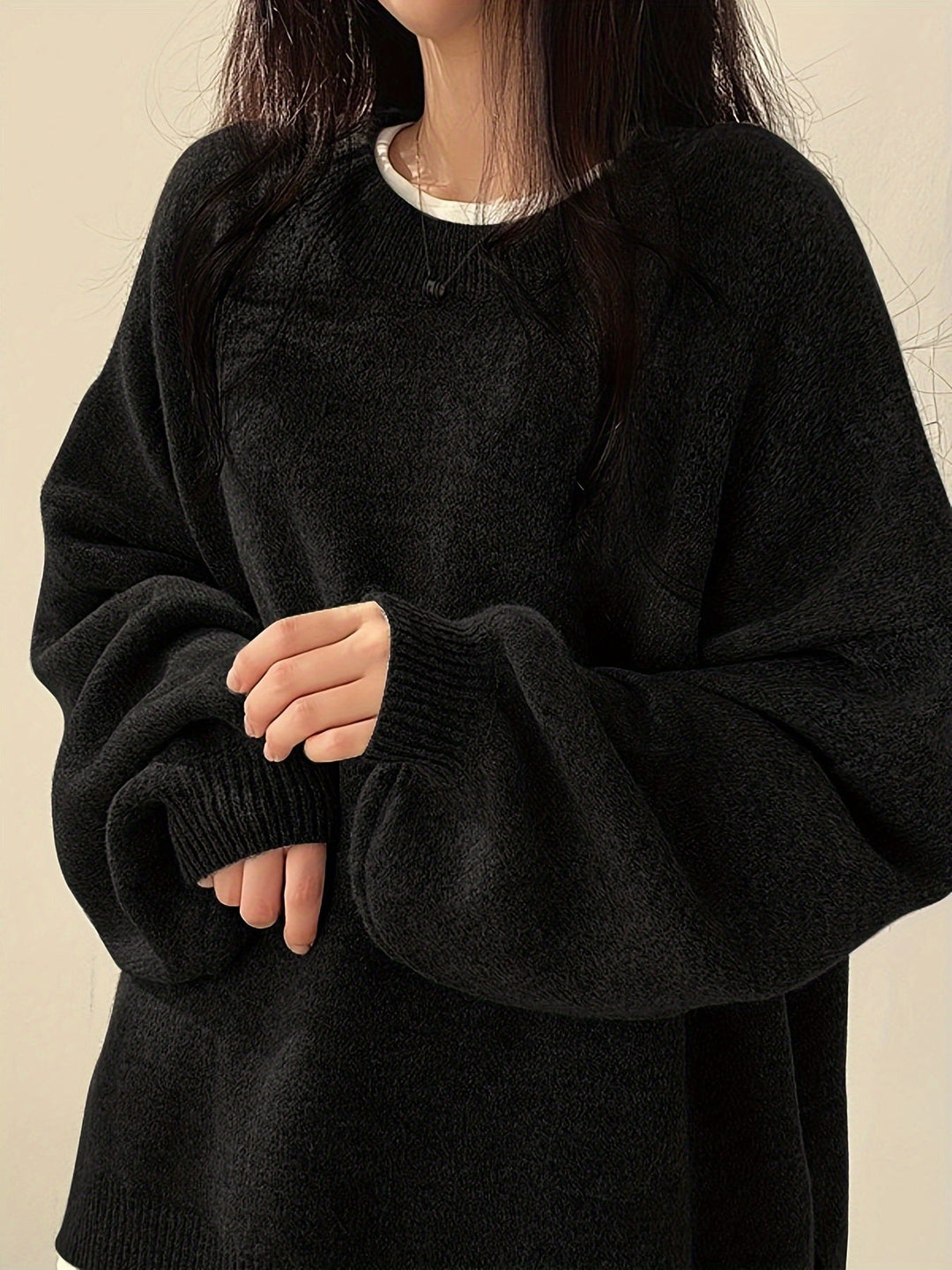 Mabel - Atsitiktinis Oversized Megztinis