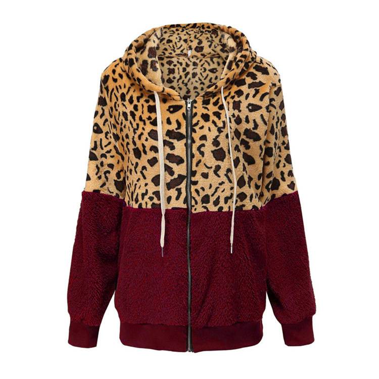Lea - Fleece džemperis su leopardų dizainu