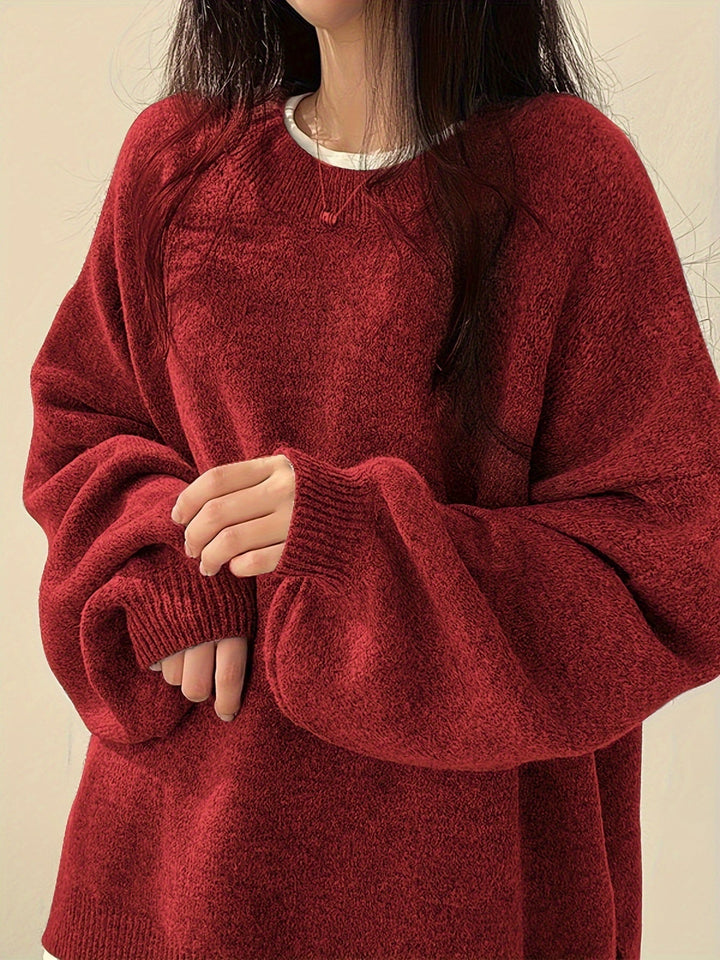 Mabel - Atsitiktinis Oversized Megztinis