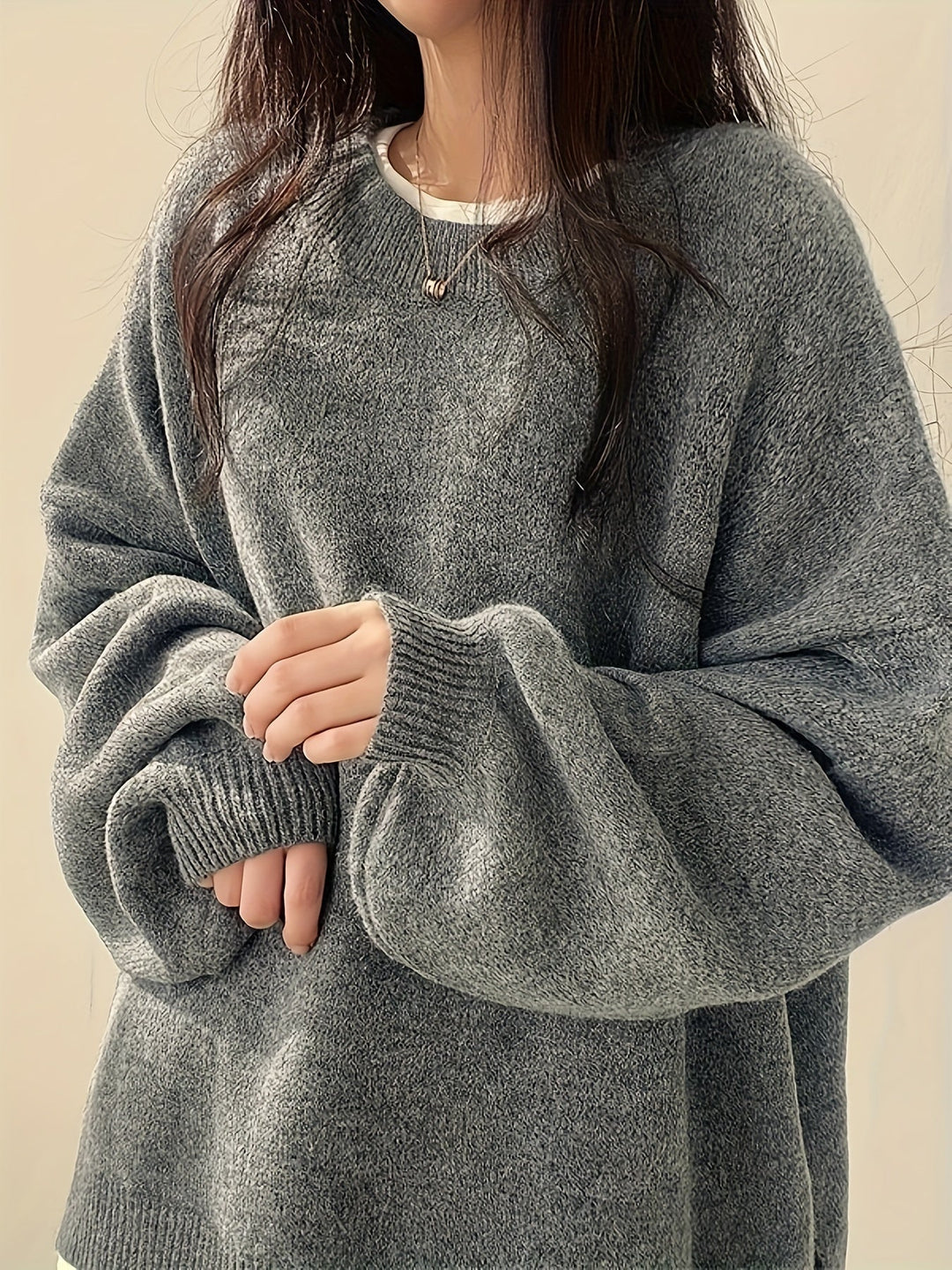 Mabel - Atsitiktinis Oversized Megztinis