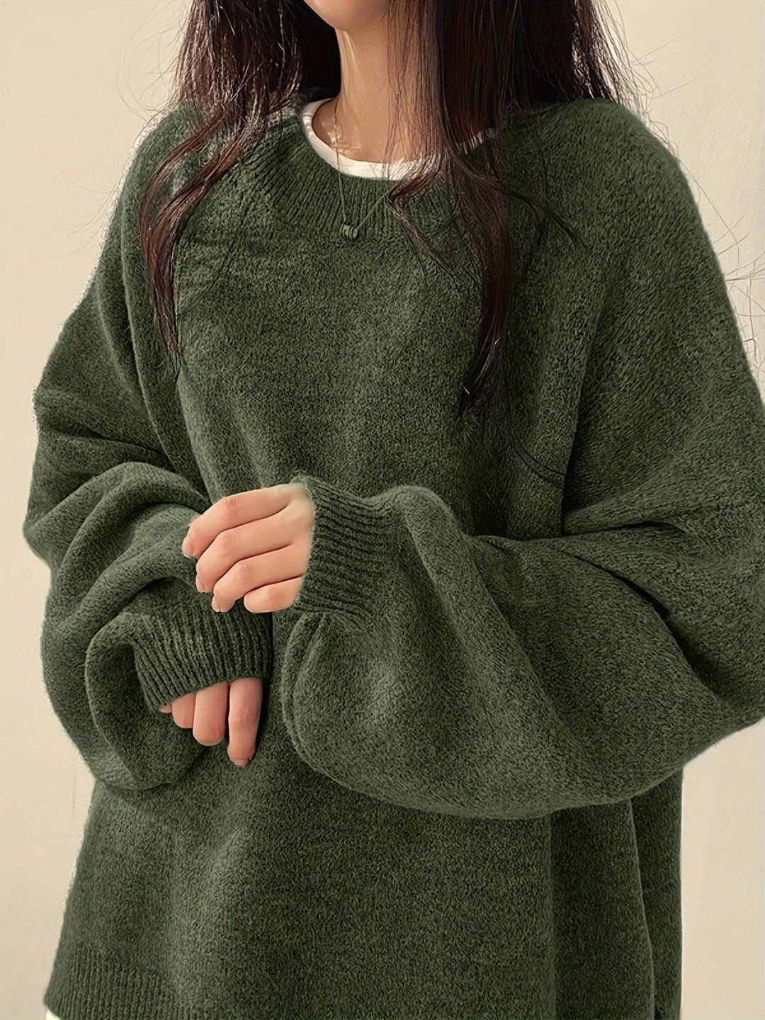 Mabel - Atsitiktinis Oversized Megztinis