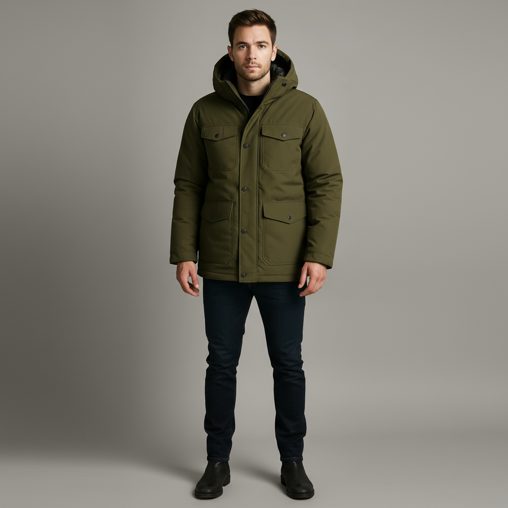 Men's Parka Jacket Winter