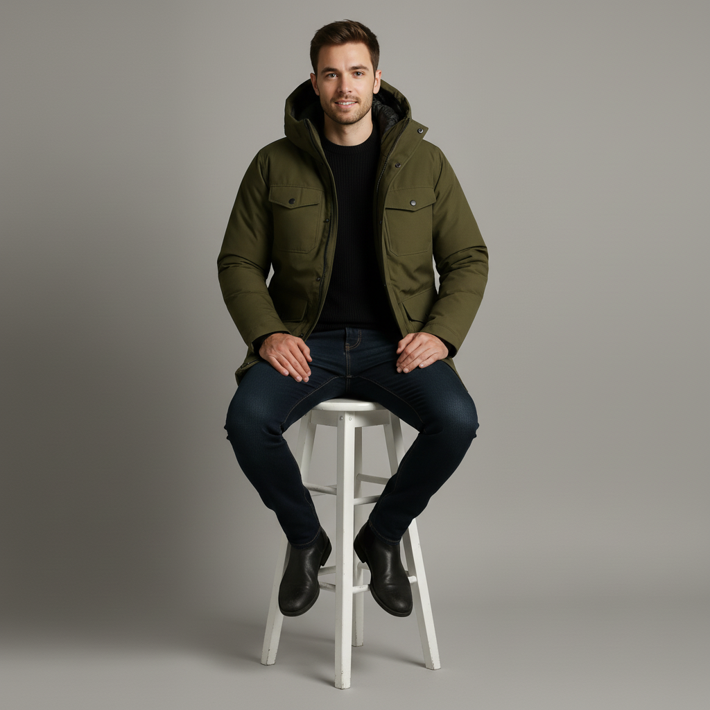 Men's Parka Jacket Winter