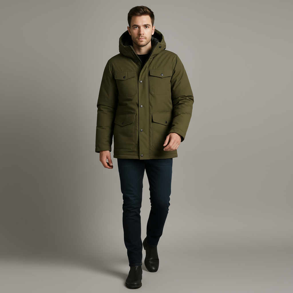Men's Parka Jacket Winter