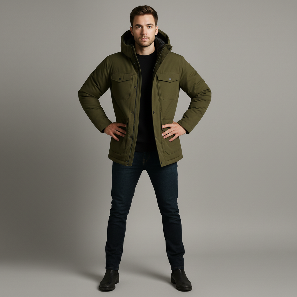 Men's Parka Jacket Winter