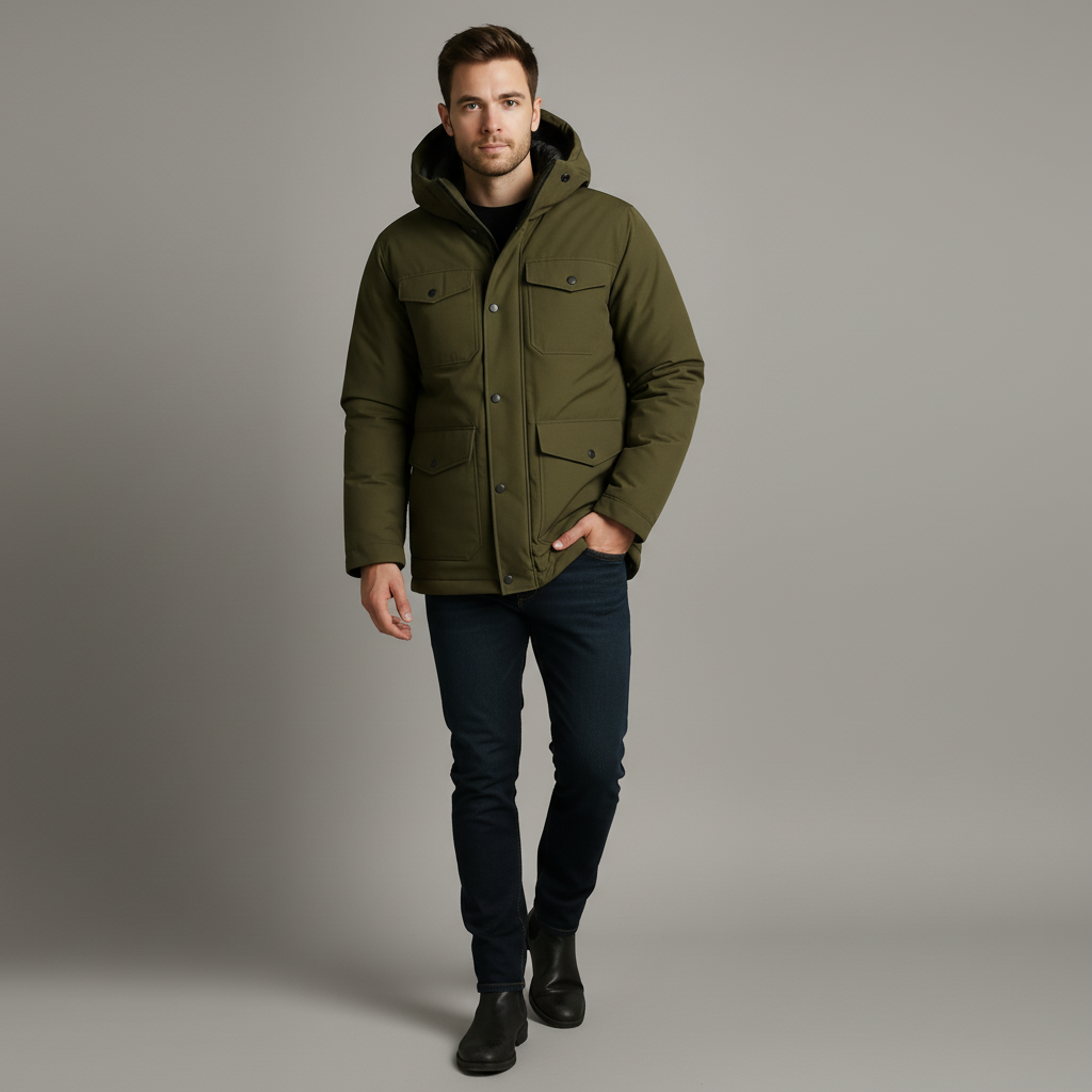 Men's Parka Jacket Winter